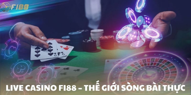 Live casino FI88 - Thế giới sòng bài thực ngay trong tay bạn