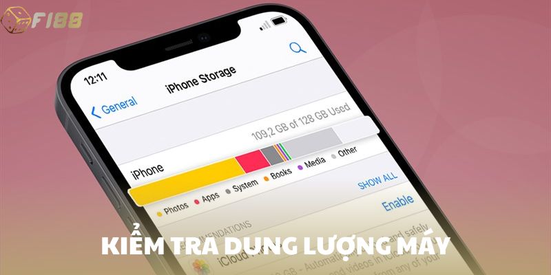 Kiểm tra dung lượng máy